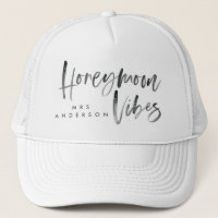 Honeymoon vibes trucker hat
