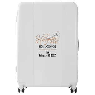 Honeymoon Vibes Wedding Gift Luggage