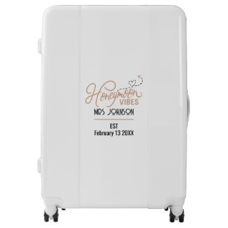Honeymoon Vibes Wedding Gift Luggage