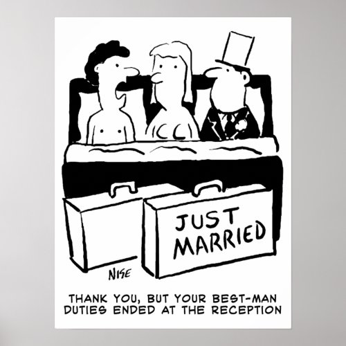 Honeymoon Wedding Night for Bride  Groom Poster