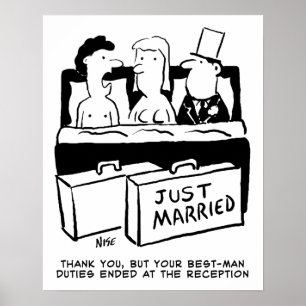 Honeymoon Wedding Night for Bride & Groom Poster