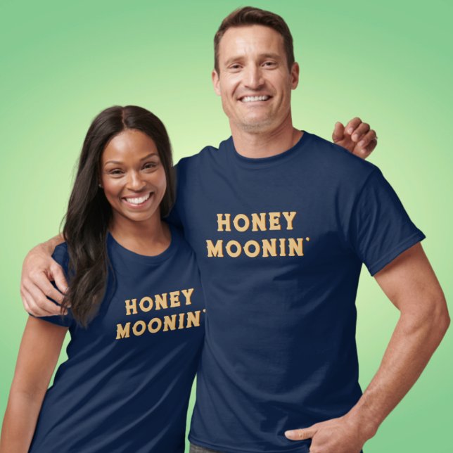 Honeymoonin Fun Honeymoon Vacation Matching Couple T-Shirt (Creator Uploaded)