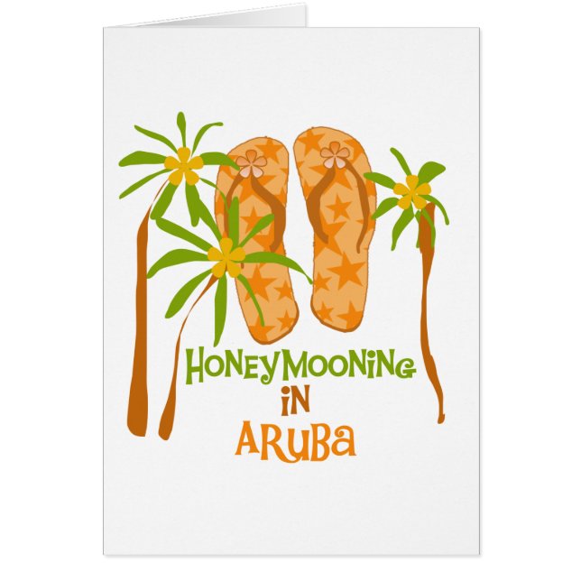 Honeymooning in Aruba Cards (Front)