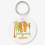 Honeymooning in Bermuda Keychain