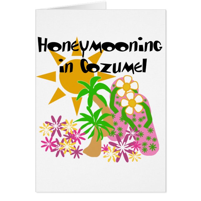 Honeymooning in Cozumel Cards (Front)