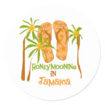 Honeymooning in Jamaica Sticker