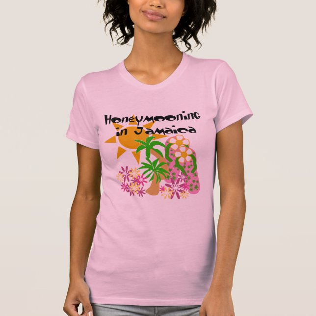 Honeymooning in Jamaica T-Shirt (Front)