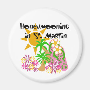 Honeymooning in St. Martin Magnet