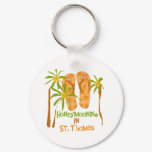 Honeymooning in St. Thomas Keychain