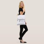 Honeymooning Tote Bag<br><div class="desc">Modern, hand lettered script calligraphy to let everyone know this isn't just a holiday. This is your honeymoon. Part of a collection. Change the colour to customize.</div>