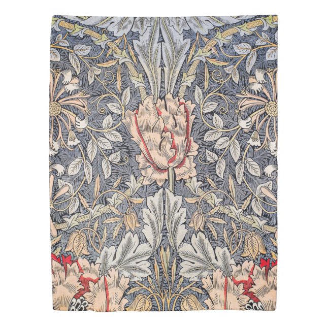 Honeysuckle (1896) By William Morris Duvet Cover (Front)