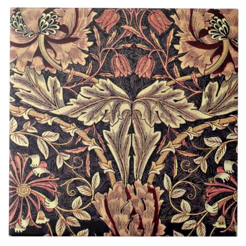 Honeysuckle a William Morris design Ceramic Tile