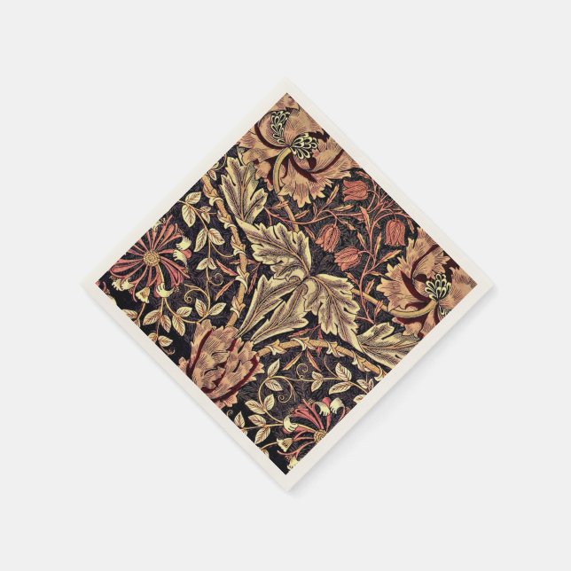 Honeysuckle, a William Morris design, Napkins (Corner)