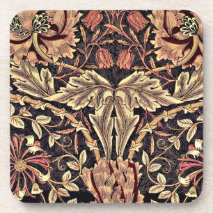 Honeysuckle, a William Morris vintage design Beverage Coaster