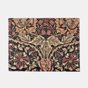 Honeysuckle, a William Morris vintage design, Doormat