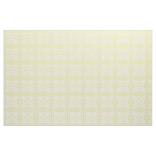 Honeysuckle Acorn and Leaf Tile Design Fabric