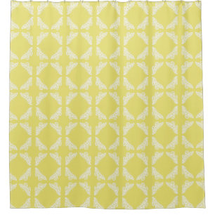 Honeysuckle Arts and Crafts Butterflies Shower Curtain