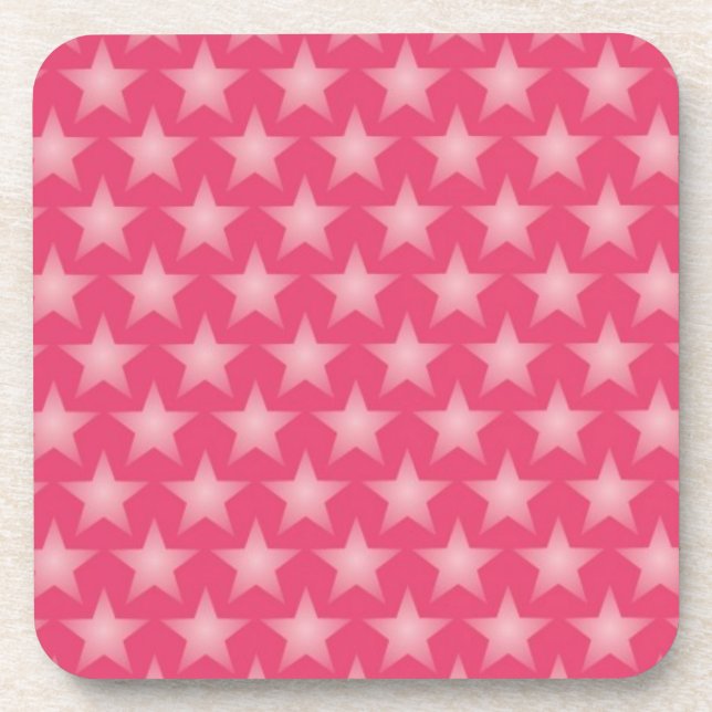 Honeysuckle background beverage coaster (Front)