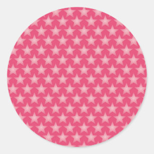 Honeysuckle background classic round sticker