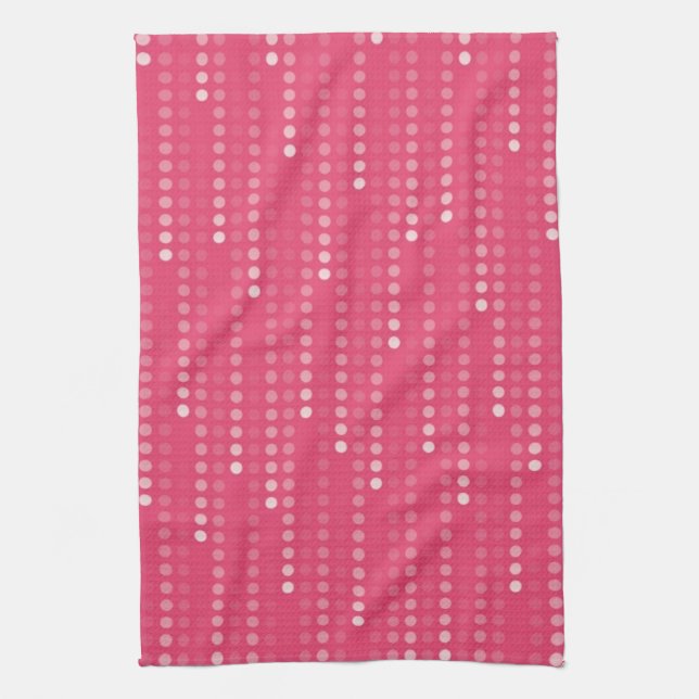 Honeysuckle background kitchen towel (Vertical)