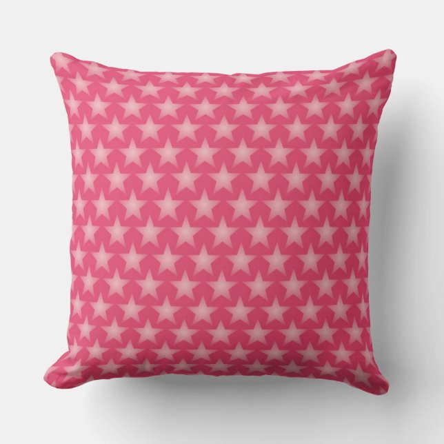 Honeysuckle background throw pillow (Front)
