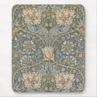 Honeysuckle by William Morris, Vintage Flowers Art Mouse Pad