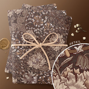 Honeysuckle Delight William Morris Larkspur Wrapping Paper Sheets