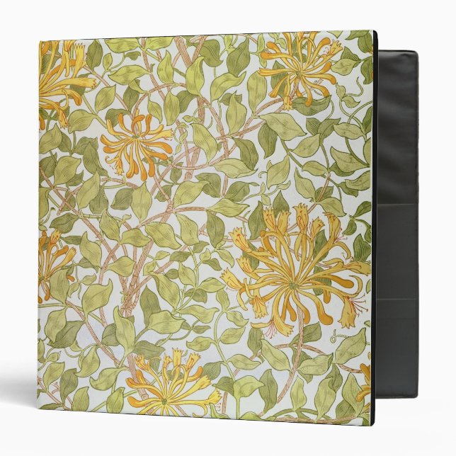 'Honeysuckle' design, 1883 3 Ring Binder (Front/Inside)