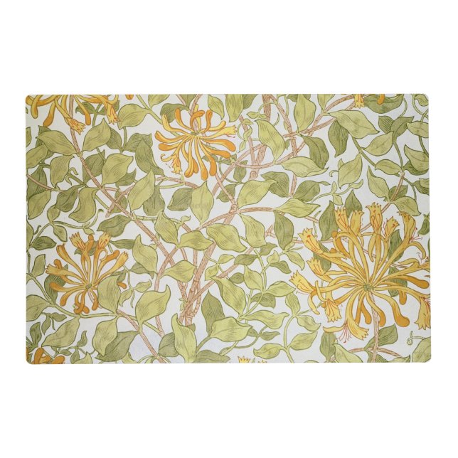 'Honeysuckle' design, 1883 Placemat (Front)