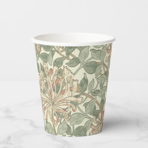 Honeysuckle Floral Wallpaper William Morris Paper Cups