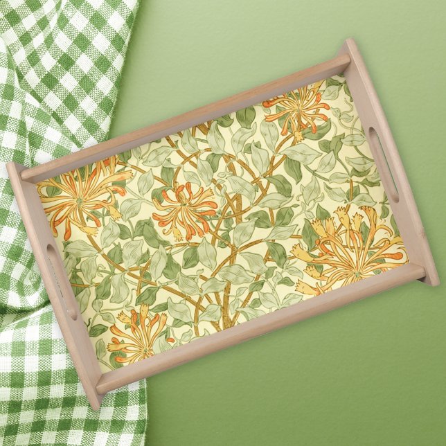 Honeysuckle Flower Vine William Morris Serving Tray (Creator Uploaded)