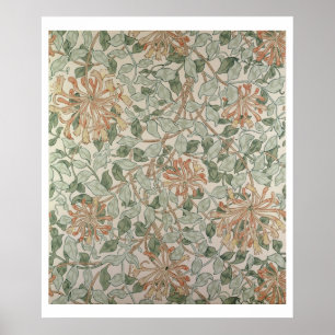 'Honeysuckle II' design Poster