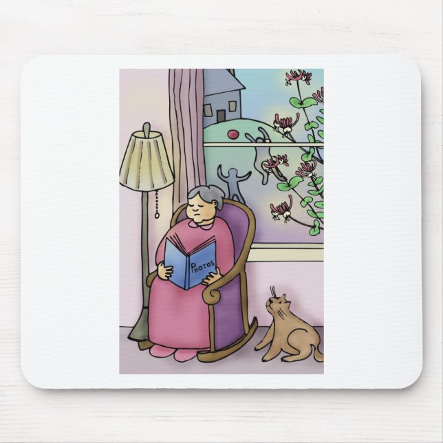 Honeysuckle Mouse Pad (Front)