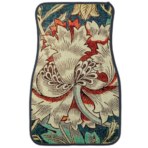 Honeysuckle Pattern Car Floor Mat