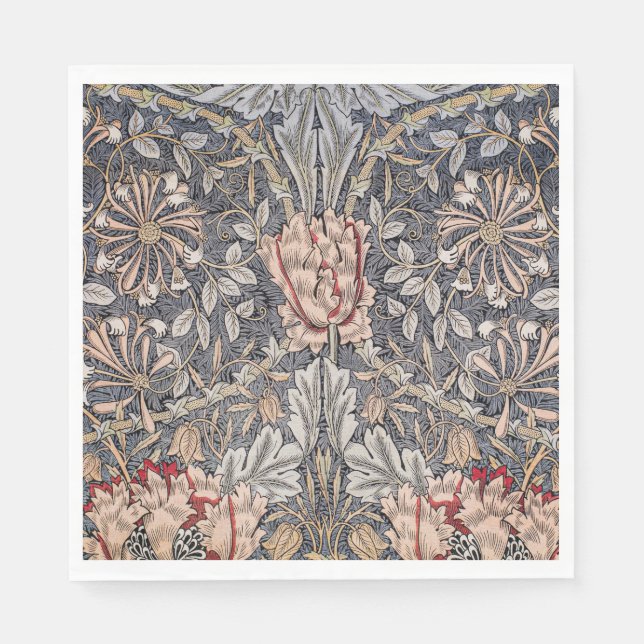 Honeysuckle Print (by William Morris) Napkins (Front)