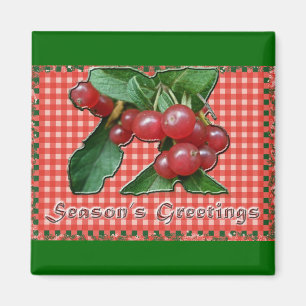 Honeysuckle Season's Greetings Magnet