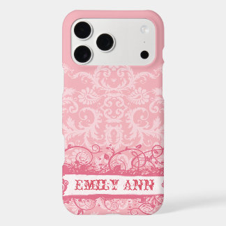 Honeysuckle Swirl Grunge iPhone Case