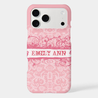 Honeysuckle Swirl Grunge iPhone Case