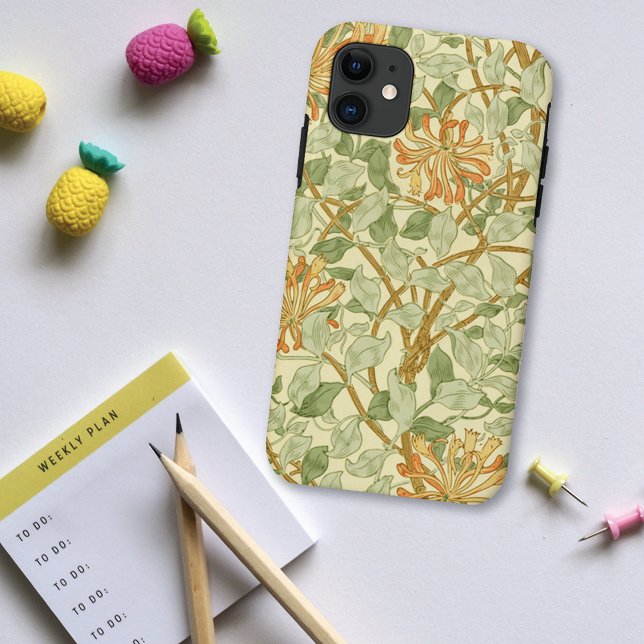 Honeysuckle Vine Greenery William Morris Case-Mate iPhone Case (Creator Uploaded)