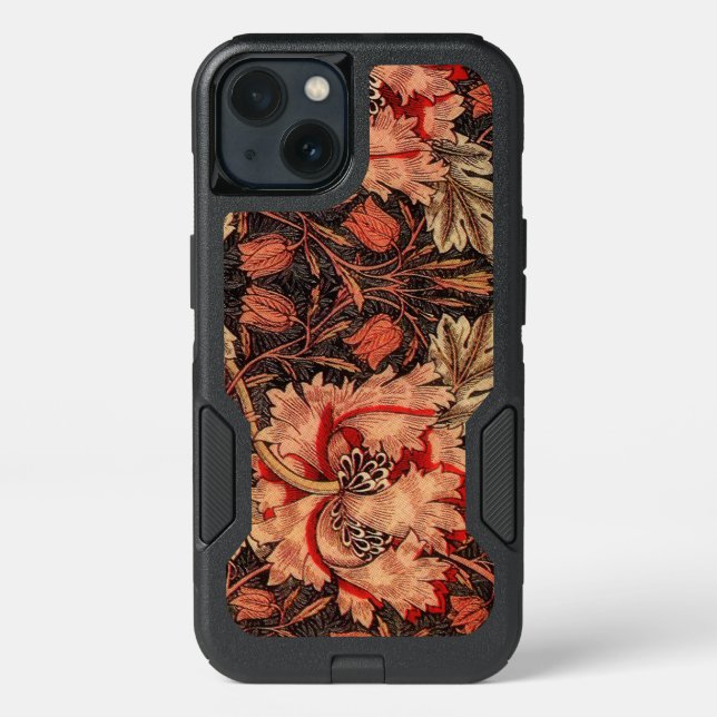 Honeysuckle Vintage Floral Pattern Otterbox iPhone Case (Back)