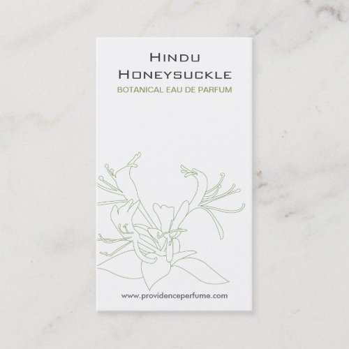 HONEYSUCKLE WHITE Business Card