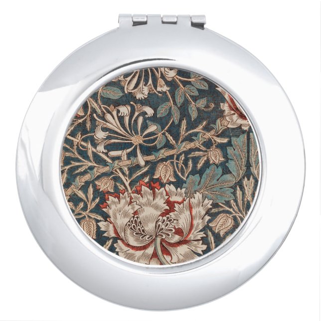 Honeysuckle William Morris Compact Mirror (Front)