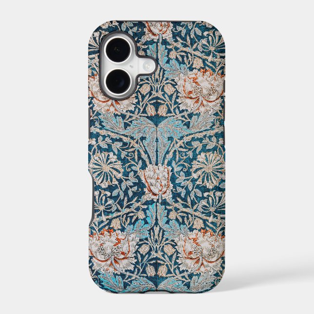 Honeysuckle, William Morris Iphone Case (Back)