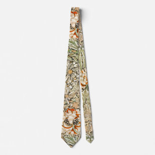 Honeysuckle, William Morris Neck Tie