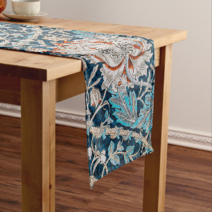Honeysuckle, William Morris Short Table Runner