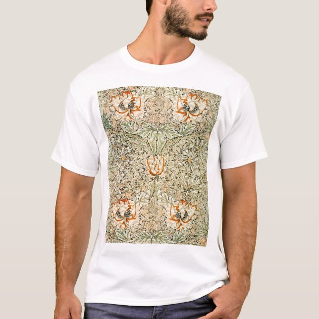 Honeysuckle, William Morris T-Shirt (Front)