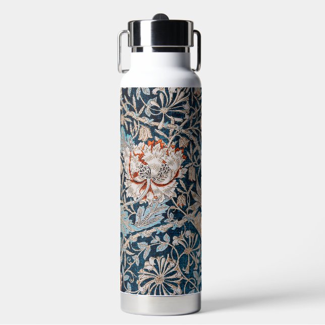 Honeysuckle, William Morris Water Bottle (Front)