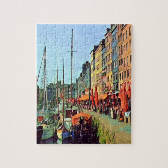 HONFLEUR - docking - view Jigsaw Puzzle (Vertical)