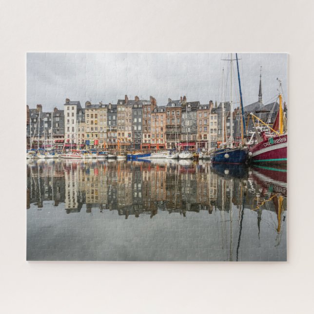 Honfleur France difficult jigsaw puzzle (Horizontal)