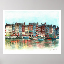 Honfleur Poster | Zazzle